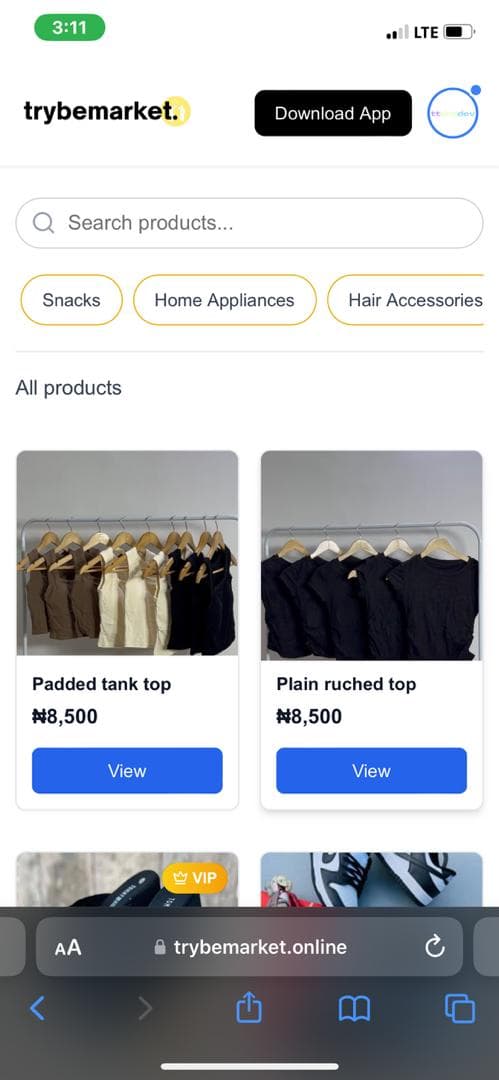 TrybeMarket screenshot 1